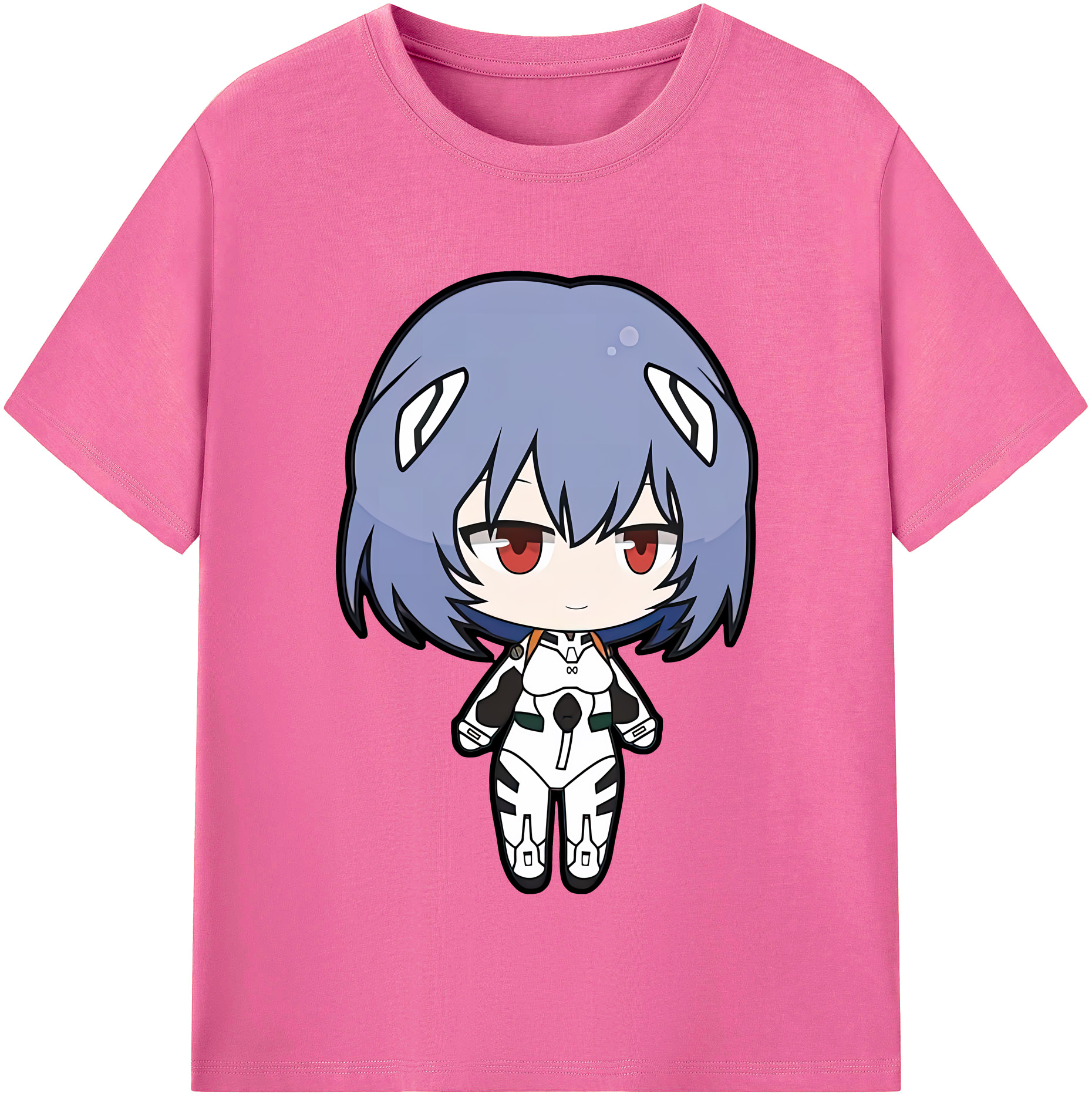 （画像用） EVA 新世紀エヴァンゲリオン レディースカジュアルプリントTシャツ（綿100％）